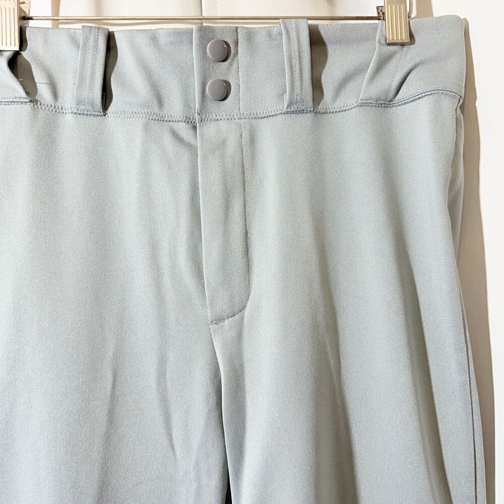 Dirty Mids Baseball Pants Mens Med Gray Ankle Tapered Pockets Athletic Stretch